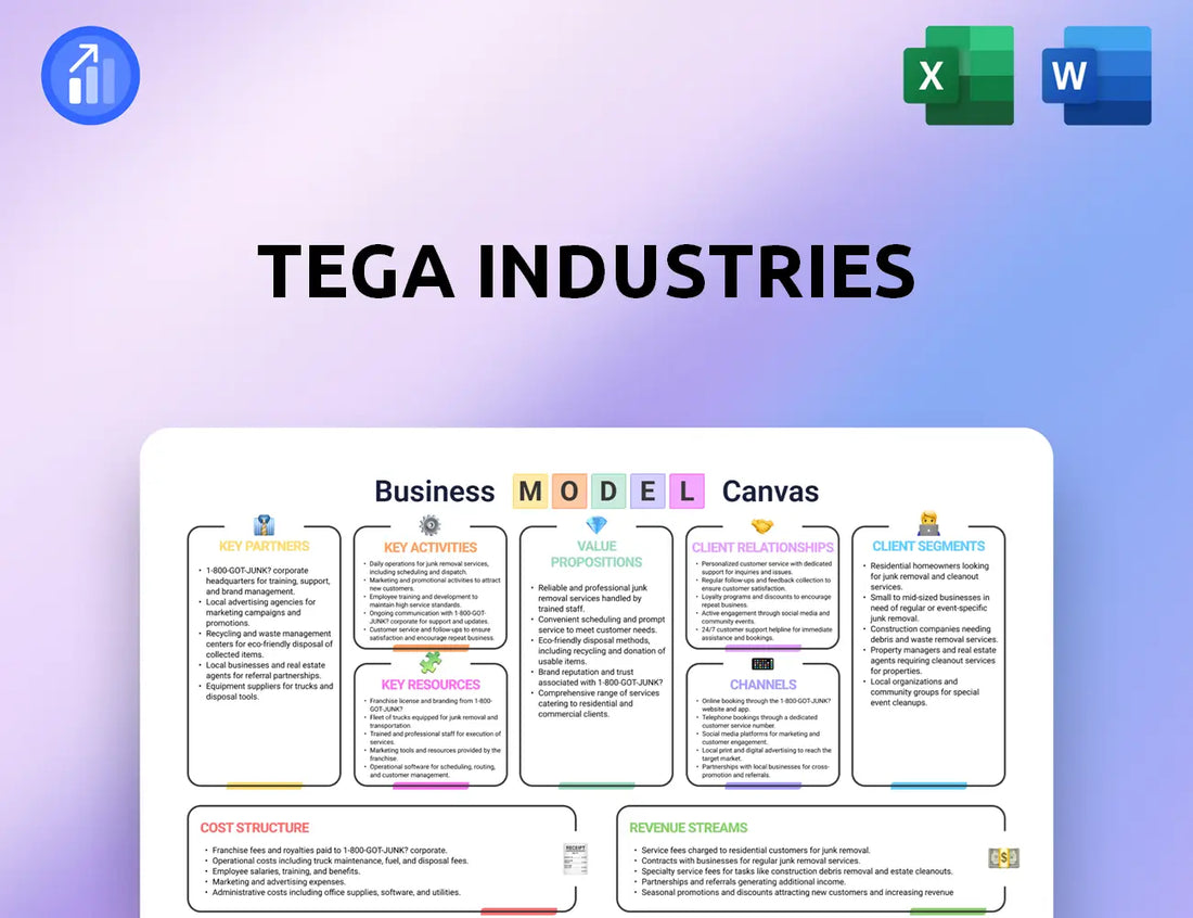 Tega Industries Business Model Canvas
