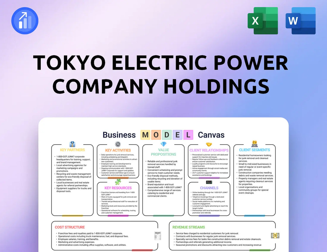 Tokyo Electric Power Company Holdings Business Model Canvas
