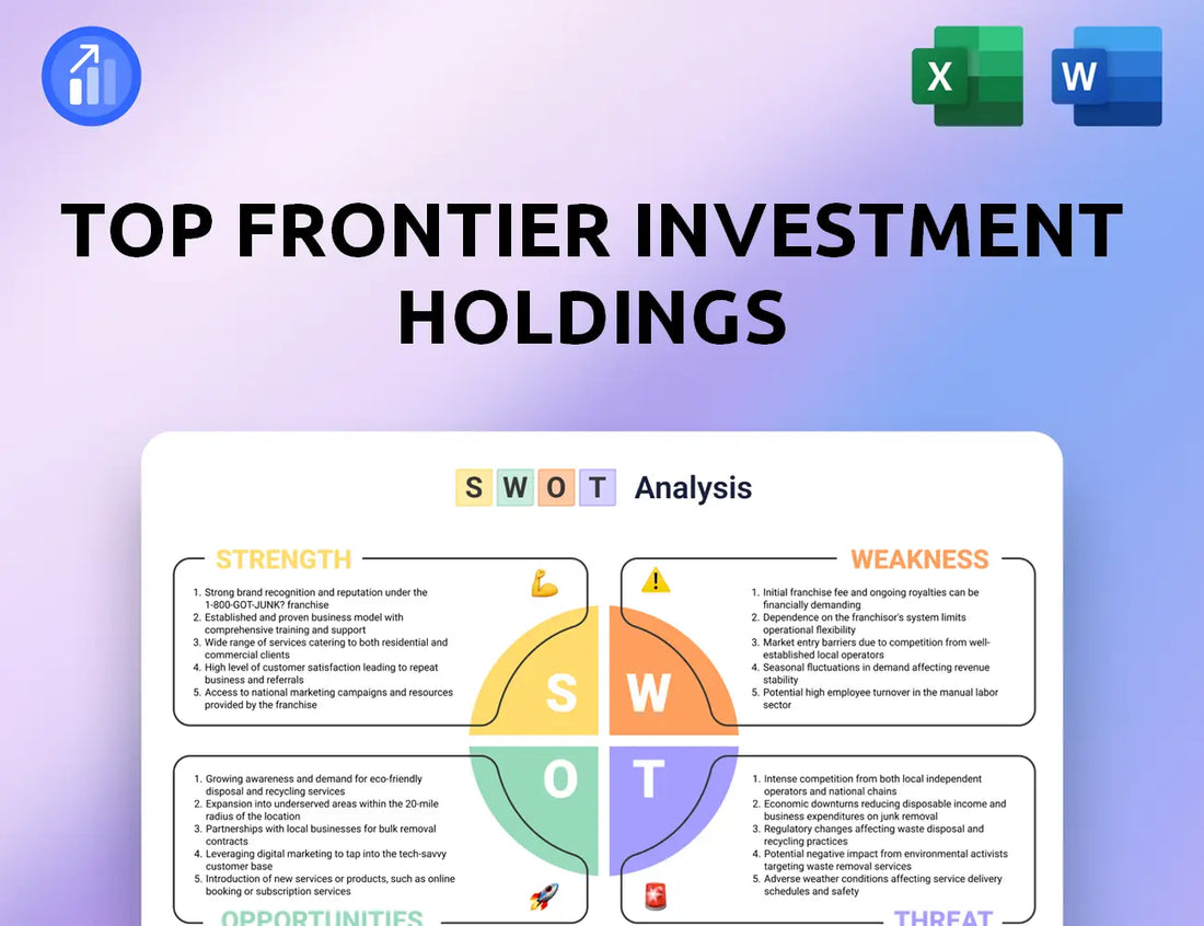 Top Frontier Investment Holdings SWOT Analysis