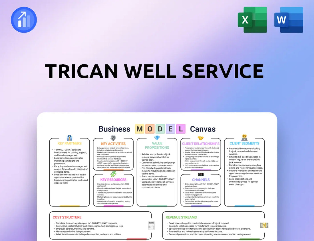Trican Well Service Business Model Canvas