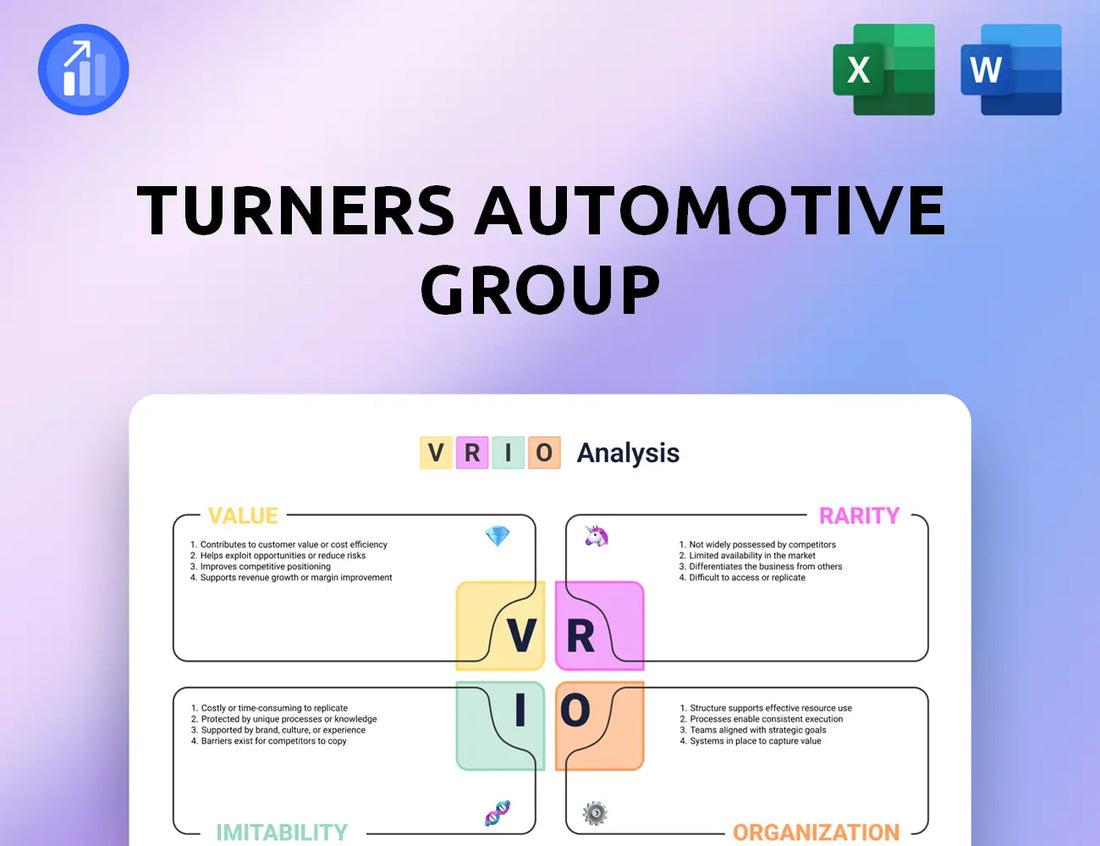 Turners Automotive Group VRIO Analysis